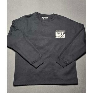 Jabbawockeez Crewneck Long Sleeve Sweatshirt Jacket Black Size L Dance Crew rare